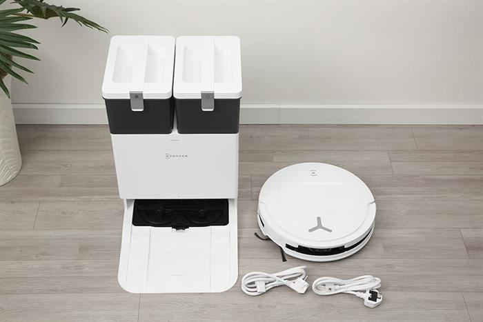 Robot hút bụi lau nhà Ecovacs Deebot T50 Pro Omni - Trắng/Đen
